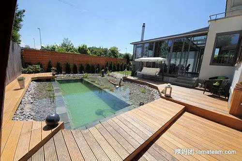 外国牛人在自家后院自建泳池全过程曝光(图)