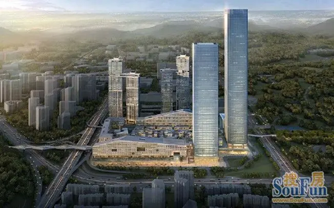 深业上城人行天桥生态步行系统工程预计年底动工建设