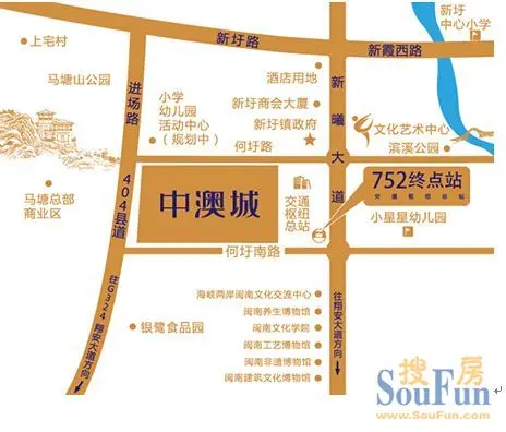 喜讯:752公交直达中澳城 接驳城心繁华
