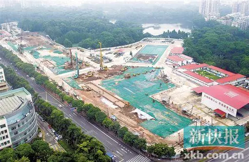 天河公园地铁建设占用绿地广州地铁回应迫不得已