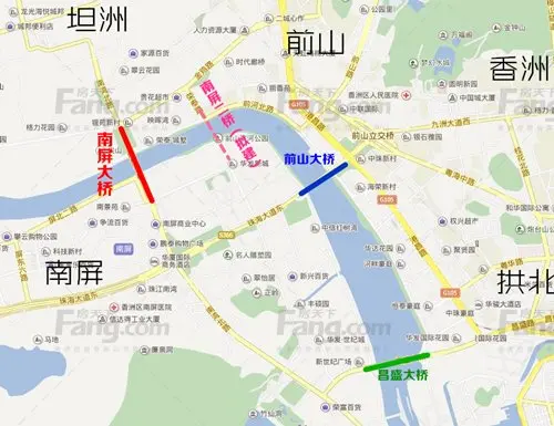 谴责华发新城部分业主为了自己阻挠南屏二桥建设