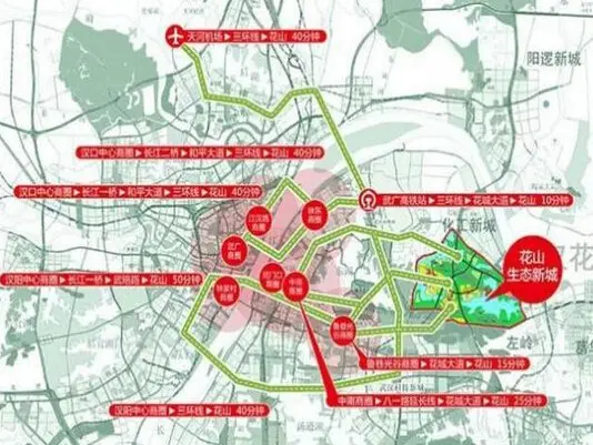 优化武东地区路网结构, 2012年,武汉市人民政府规划建设植物园通道(原