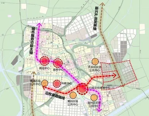 淮安高铁新区位于淮安市中心城区东部,楚州老城与新长铁路以北.