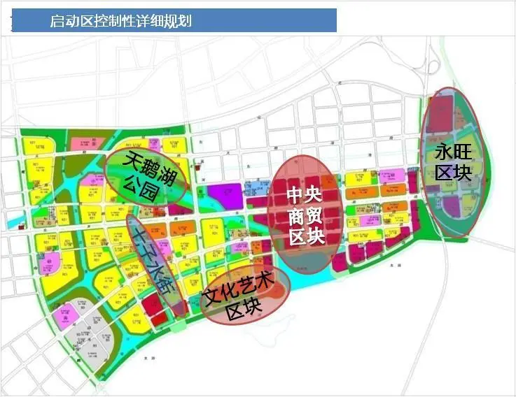吴中太湖新城启动区规划图
