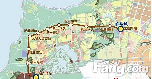苏州有轨电车2号,3号线走向确定