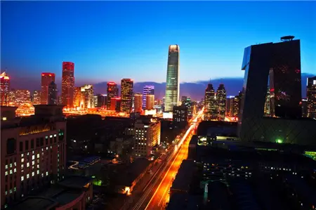 北京国贸中心夜景