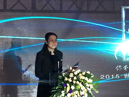 广东保利房地产开发有限公司总经理何思蓉致辞