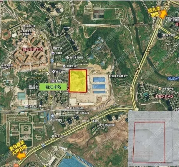 巴南区李家沱组团b标准分区b08-2-2/05号宗地 (来源:重庆铭腾)
