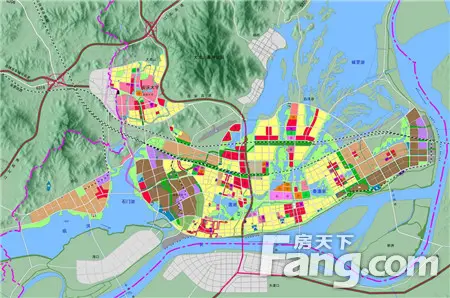 安庆市城市规划图