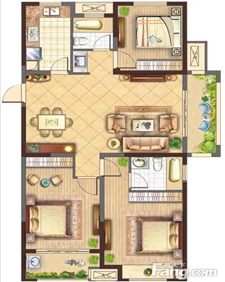 融侨世家户型图