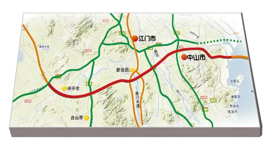 中开高速年底开工 江门至深圳只需一个半小时