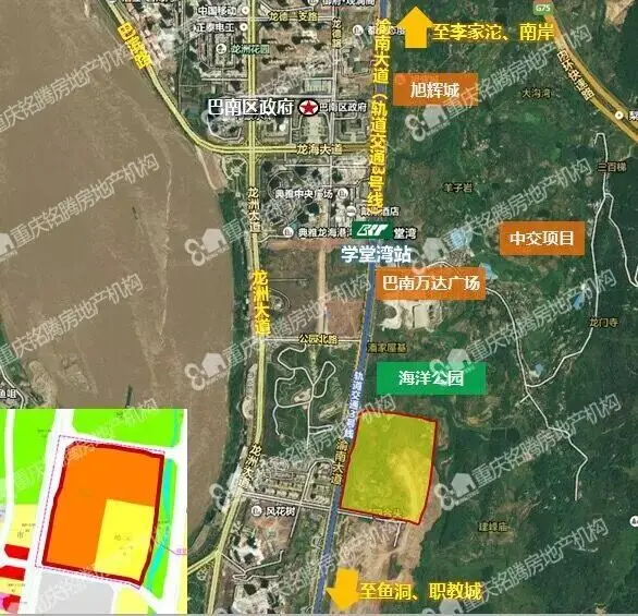 巴南区李家沱鱼洞组团o分区o62-7/02号宗地