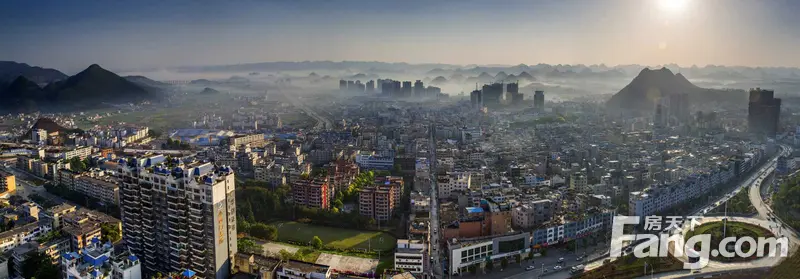 兴义市部分全景图
