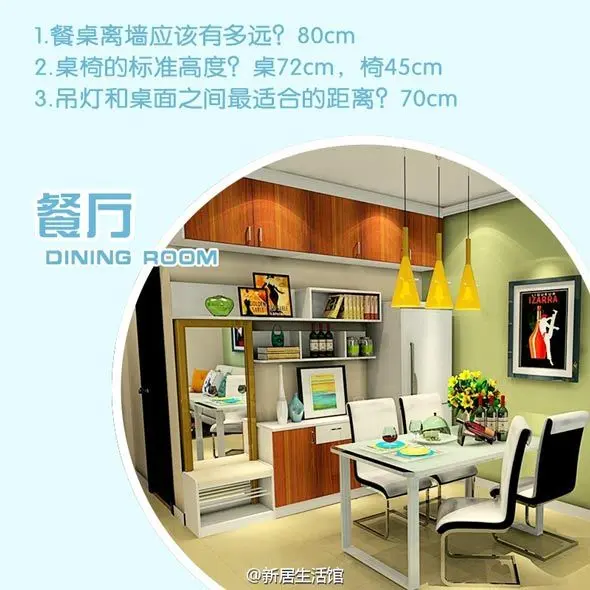 家具摆放合理尺寸大揭秘 客厅厨房一个不落