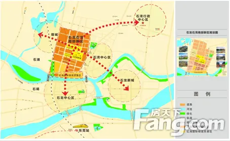 龙湾新城雄踞石龙石湾南部新区"心脏"