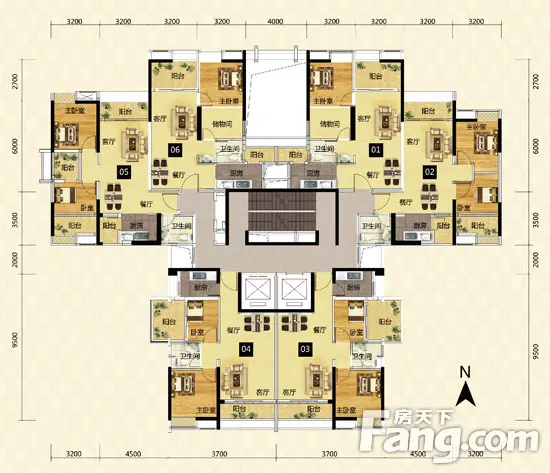 中建灯湖领秀佛山75133㎡二至四房户型点评
