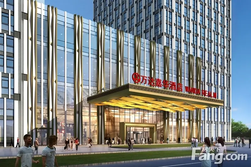 亳州万达嘉华酒店正在落架 做外立面