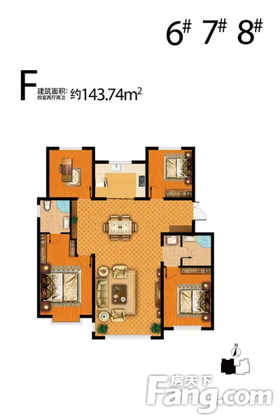 城北国际村二期夏荷园户型图亮相 交1万抵2万