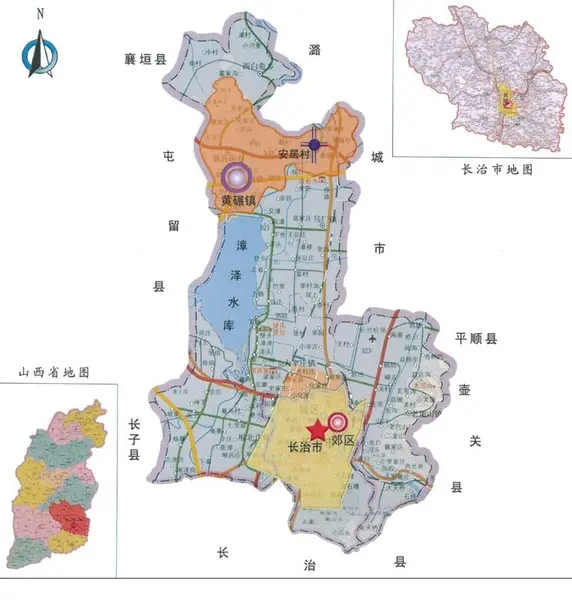 对长治市郊区南寨村,漳村等五村村庄建设规划进行批前公示