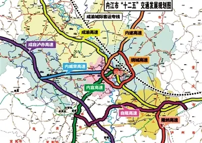 6. 内江作为成渝之心,地理位置优越,商业价值高,开发潜力强