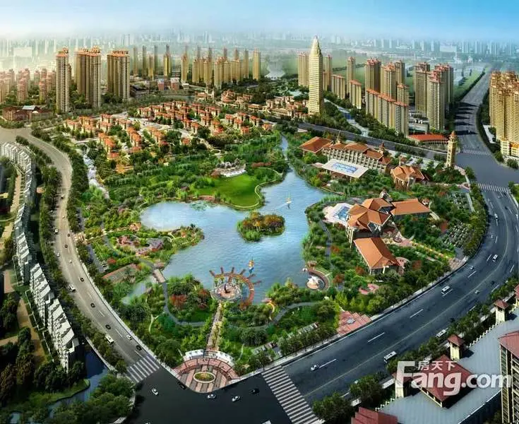 富立秦皇半岛俯视图