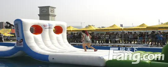 全城约战恒大御景半岛水上大冲关够胆你就来
