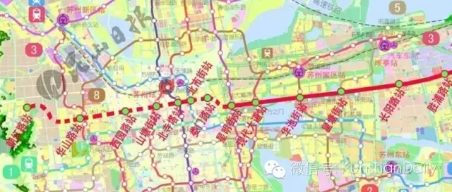 不过,苏昆城际轨道快线线将起于苏州高新区,止于昆山花桥开发区,快速