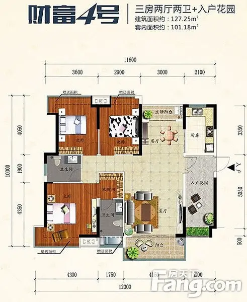 华达新城鼎力巨献的全新城市综合体,其中高端住宅产品【财富公馆】