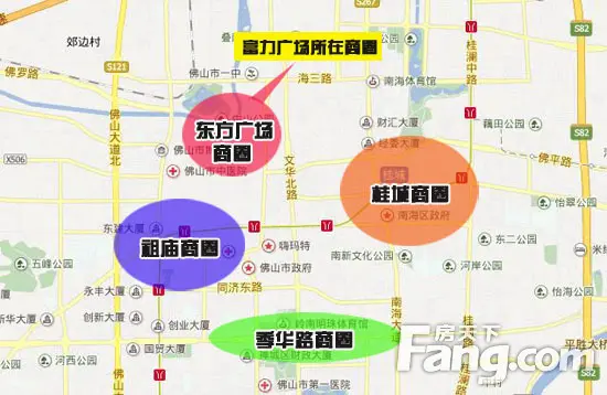 房天下评测禅城东方广场商圈新盘富力广场项目探访