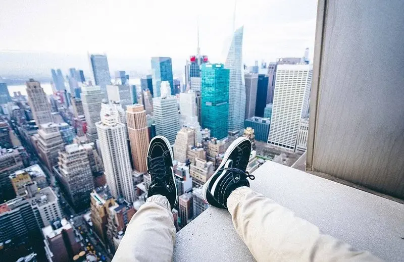 美少年眼中的纽约高楼俯拍美景