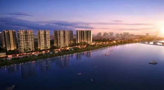 其中,位于金沙洲板块的百万方江景项目——时代水岸将在10月1日正式