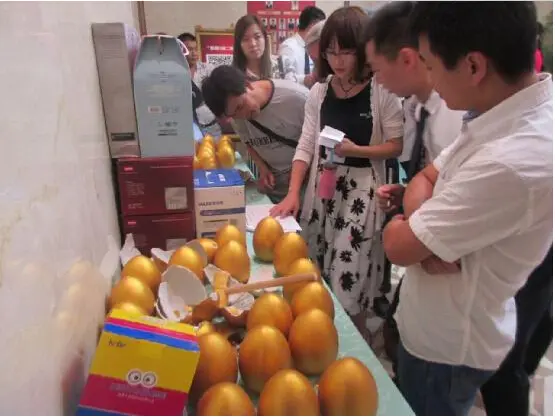 砸金蛋活动现场