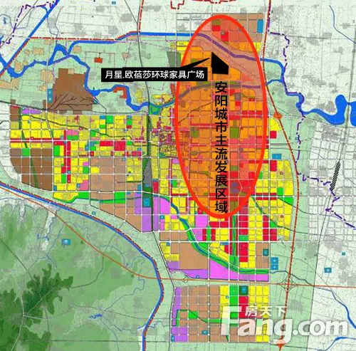 安阳城市规划图2007-2020