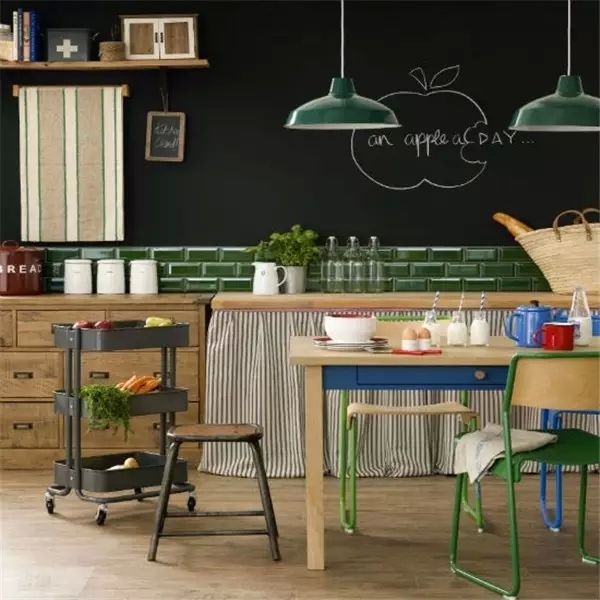 102款文艺小户型厨房装修样板间效果图 高颜值小厨房设计