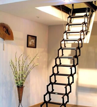 小户型阁楼装修 复式楼梯装修 阁楼楼梯设计