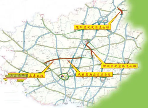 广西4条高速公路12月底通车 六景之堵将缓解