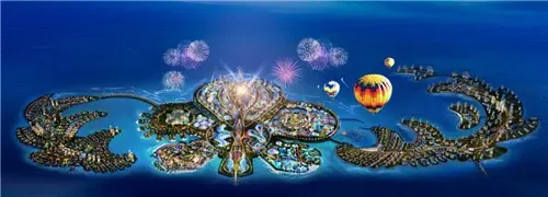 600架包机齐飞中国海南海花岛