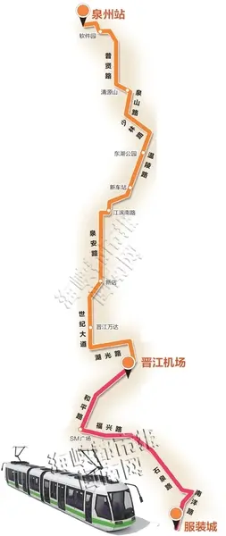 泉州有轨电车预计6月开建途经温陵路效果图出炉