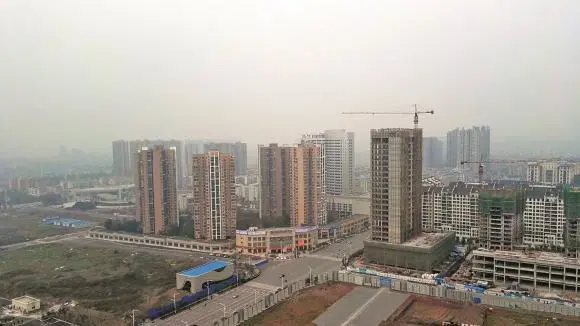 铜梁新城核心区一角