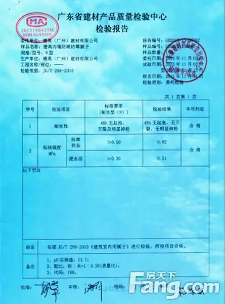 德高内墙防潮防霉腻子