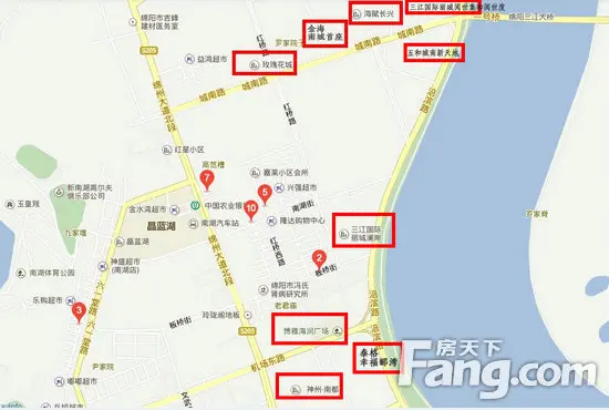 绵阳经开区楼盘地图—上篇