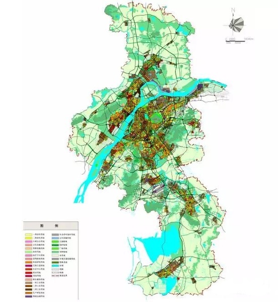 近期南京土地使用规划图