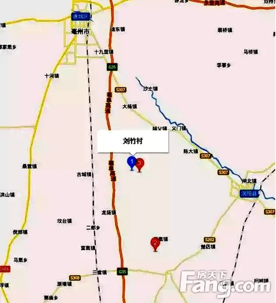 亳州机场选址定了!在涡阳县标里镇刘竹村!
