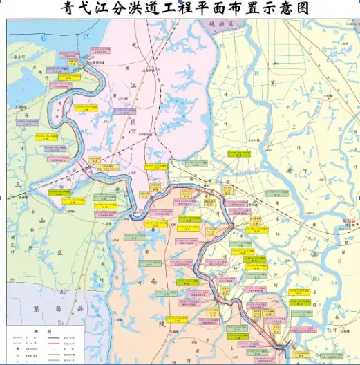 芜湖青弋江分洪道即将实现全面贯通