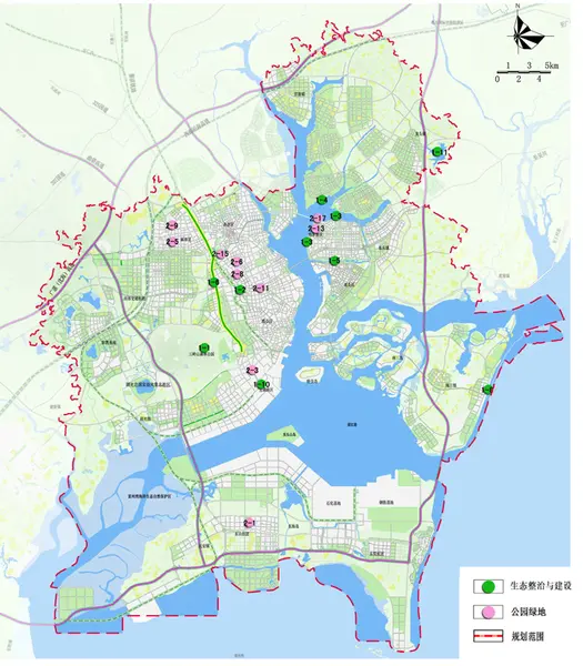 湛江近期建设规划发布结构为一湾四轴多组团