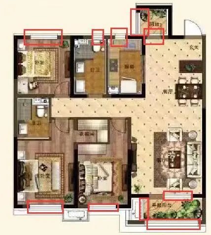 户型秀 揭开中海和平之门132㎡户型里的秘密