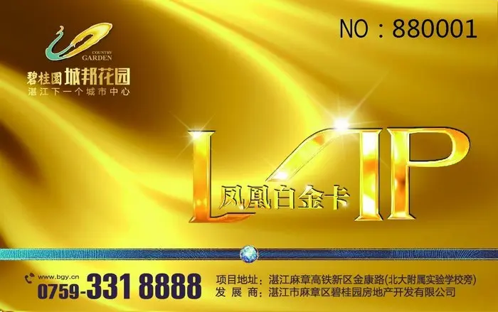 碧桂园城邦花园vip凤凰铂金卡首发