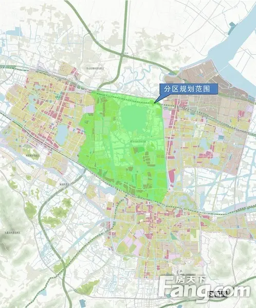 绍兴市镜湖新区分区规划(2011-2020年)