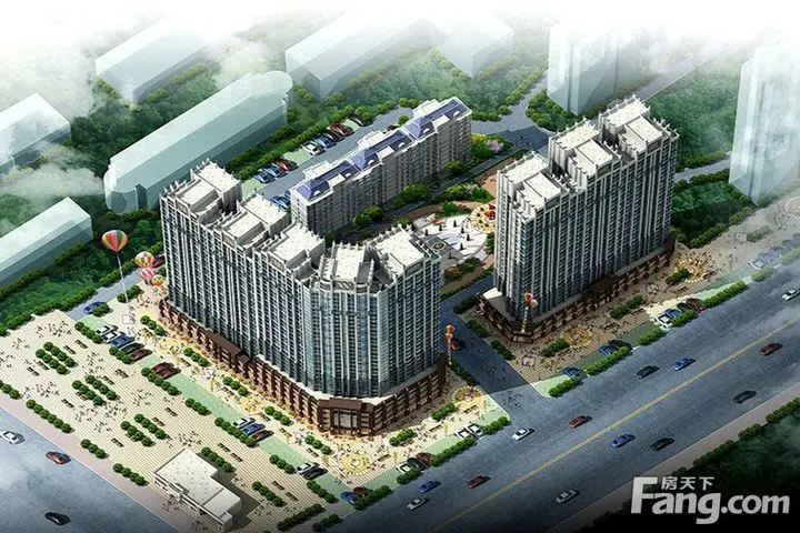 幸福城核心区域,四中名校旁
