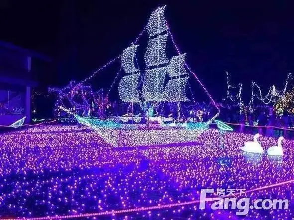 碧桂园中萃公园大型梦幻灯光展活动